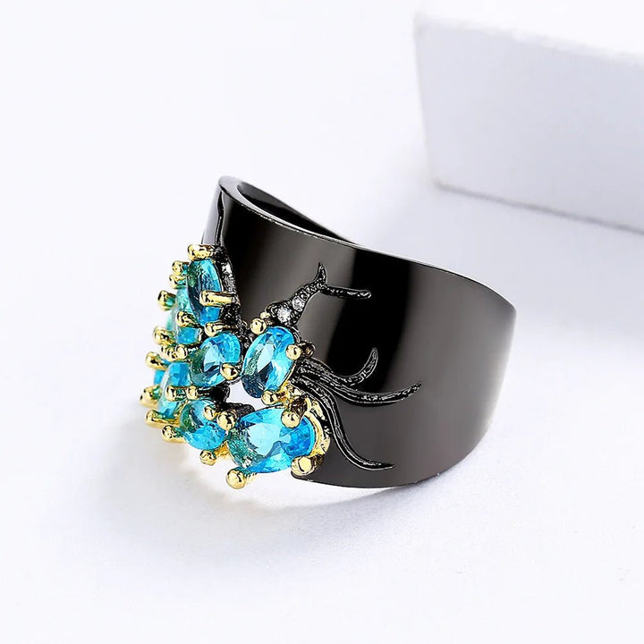 Midnight Bloom Ring