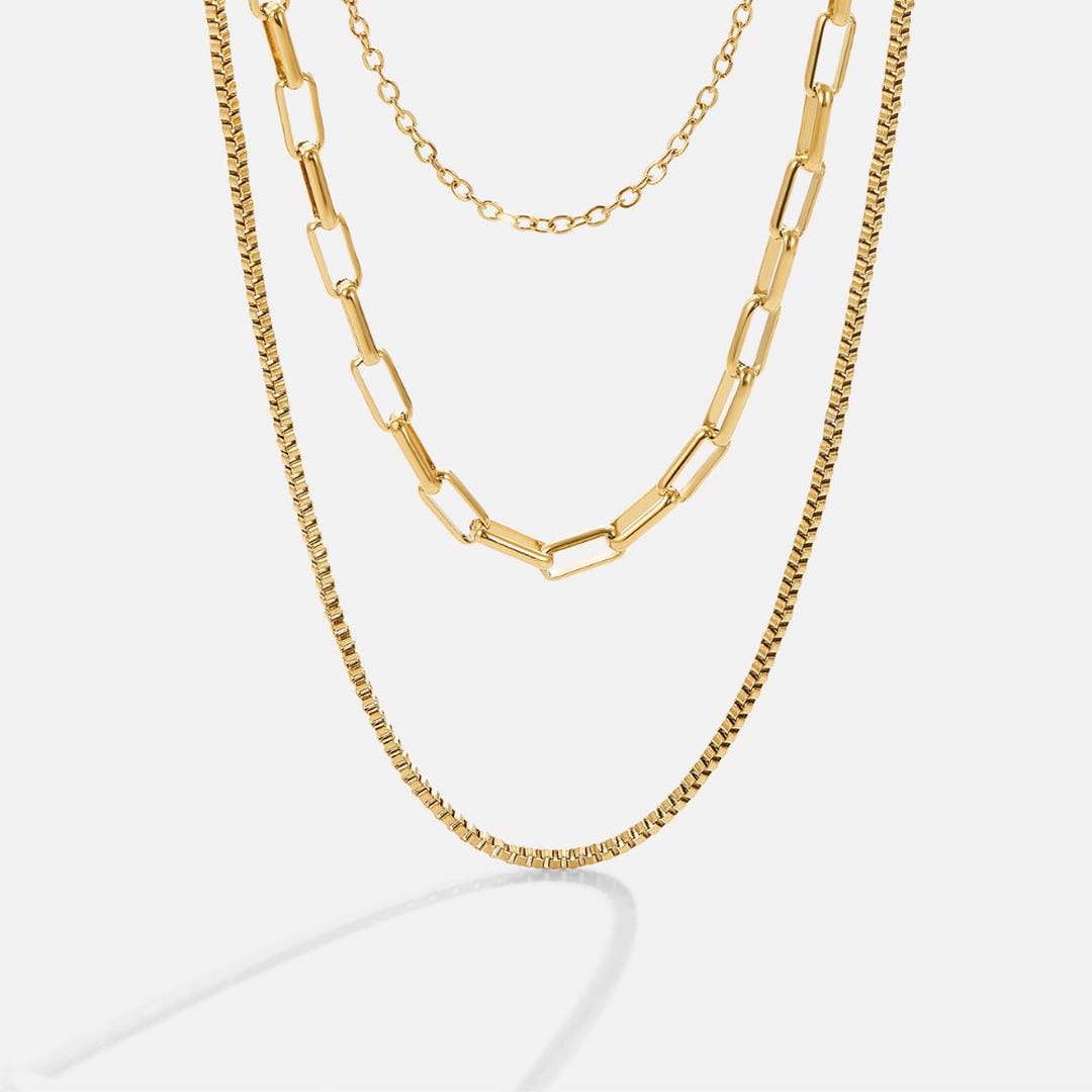 Ava Layered Gold Necklace