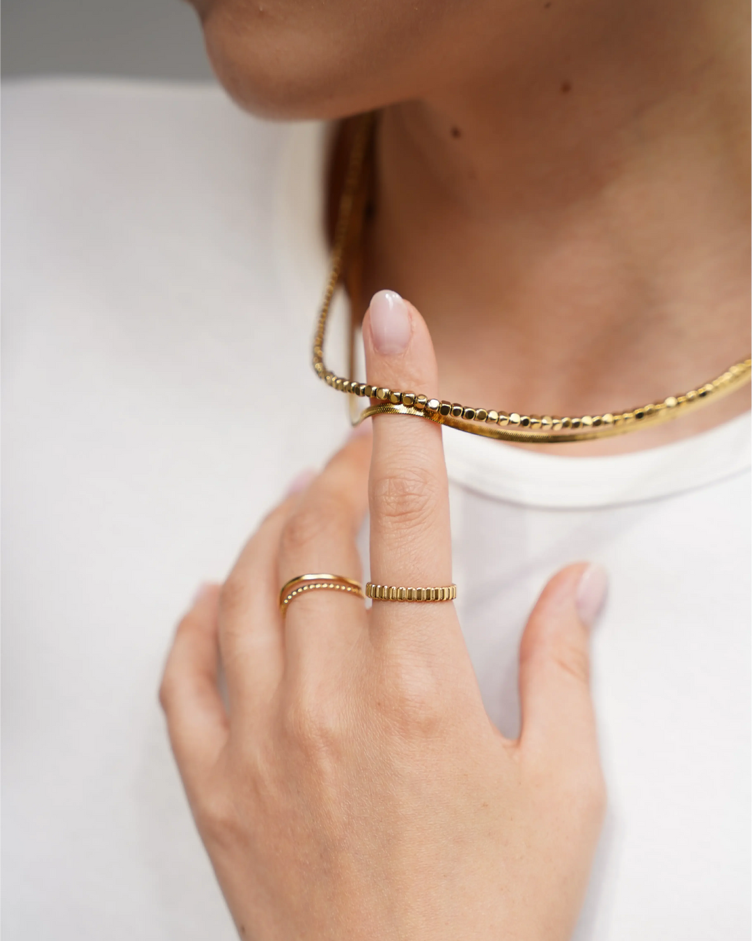 Fleeky Snake - Necklace - Stainless Steel