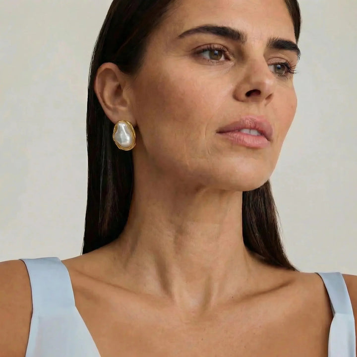 ModernMuse SS Gold Collection Earrings