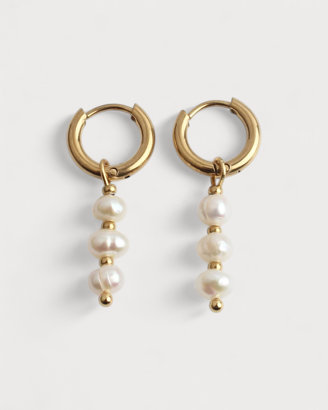 Mon Cheri - Earrings - Natural Stone - Stainless Steel