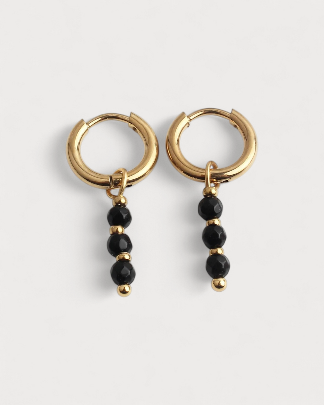 Mon Cheri - Earrings - Natural Stone - Stainless Steel