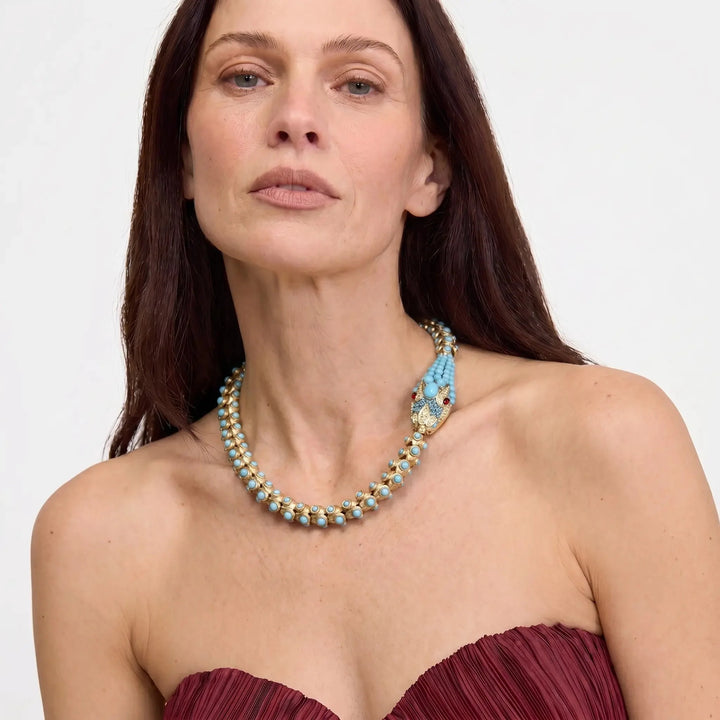 Nile Serpent Turquoise Necklace