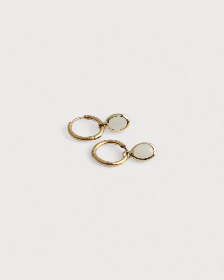 Oval Dana - Earrings - Stainless Steel
