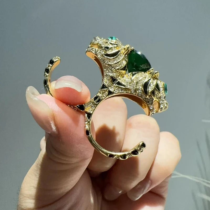 Panther Queen Statement Ring