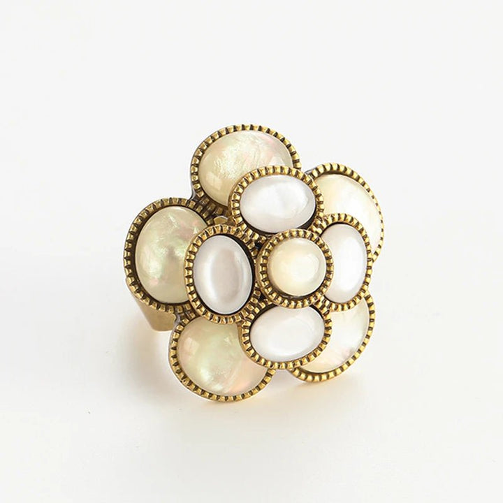 Pearl Bloom Vintage Ring
