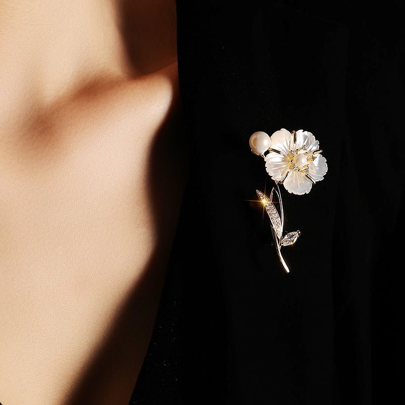 Pearl Blossom Brooch