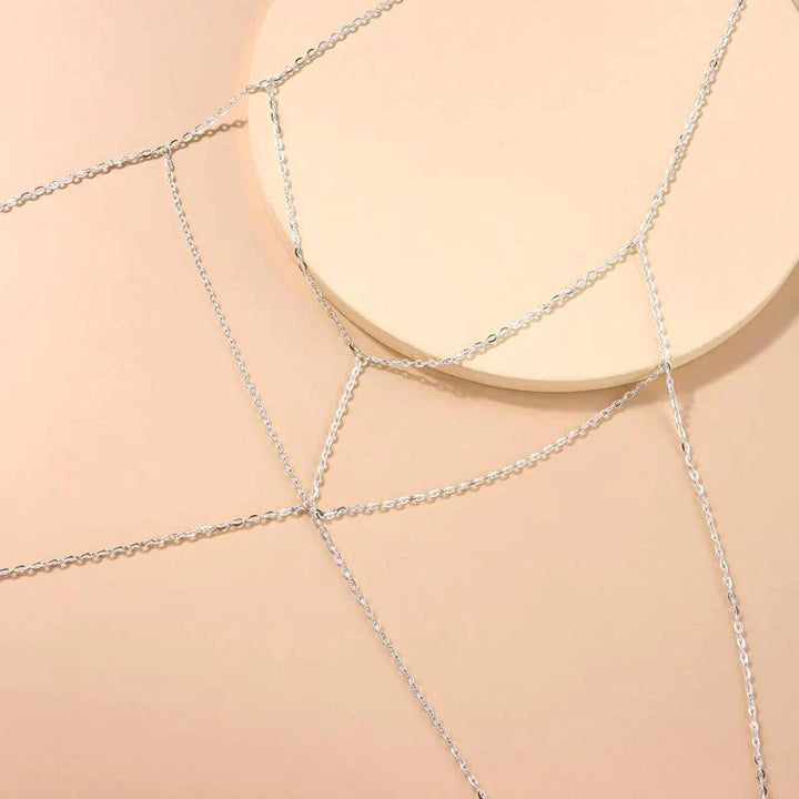 LAYERED CHAIN BRA (ADJUSTABLE)