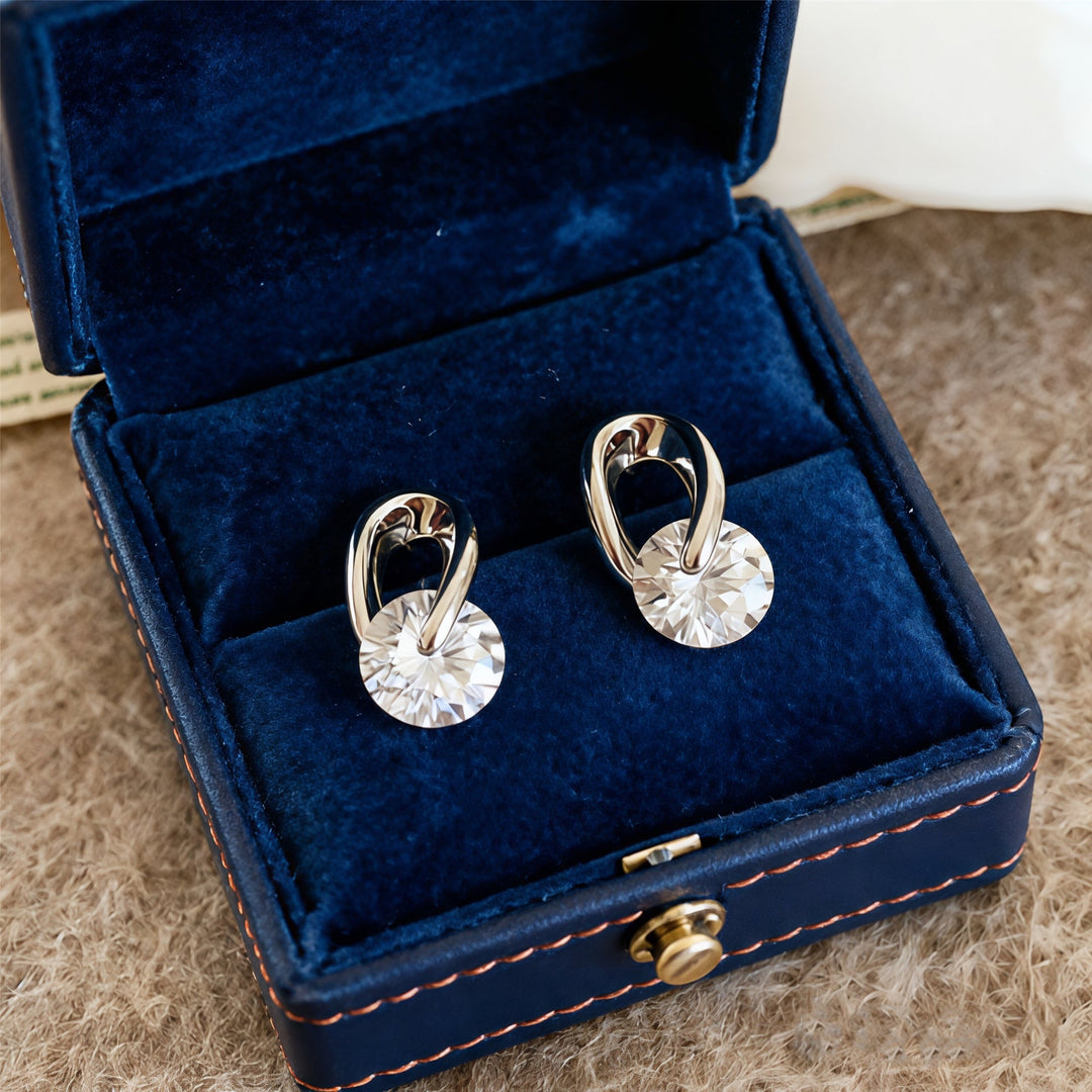 Minimalist Zircon Stud Earrings