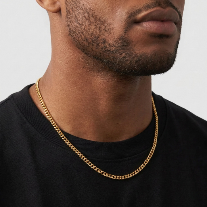 Cuban Chain (Gold) 4mm