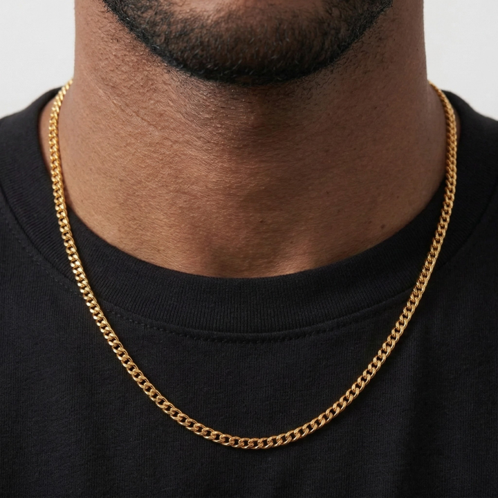 Cuban Chain (Gold) 4mm