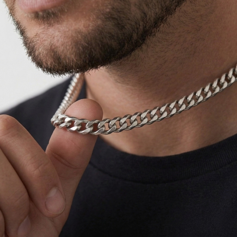Cuban Chain (Silver) 6mm