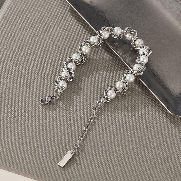 Ren-Pearl Wrapped Bracelet