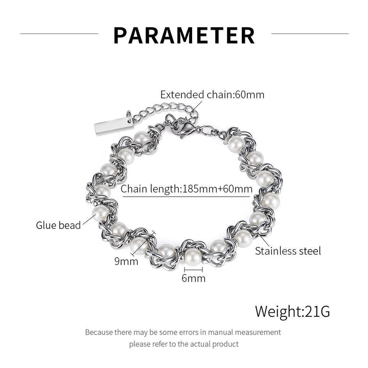 Ren-Pearl Wrapped Bracelet