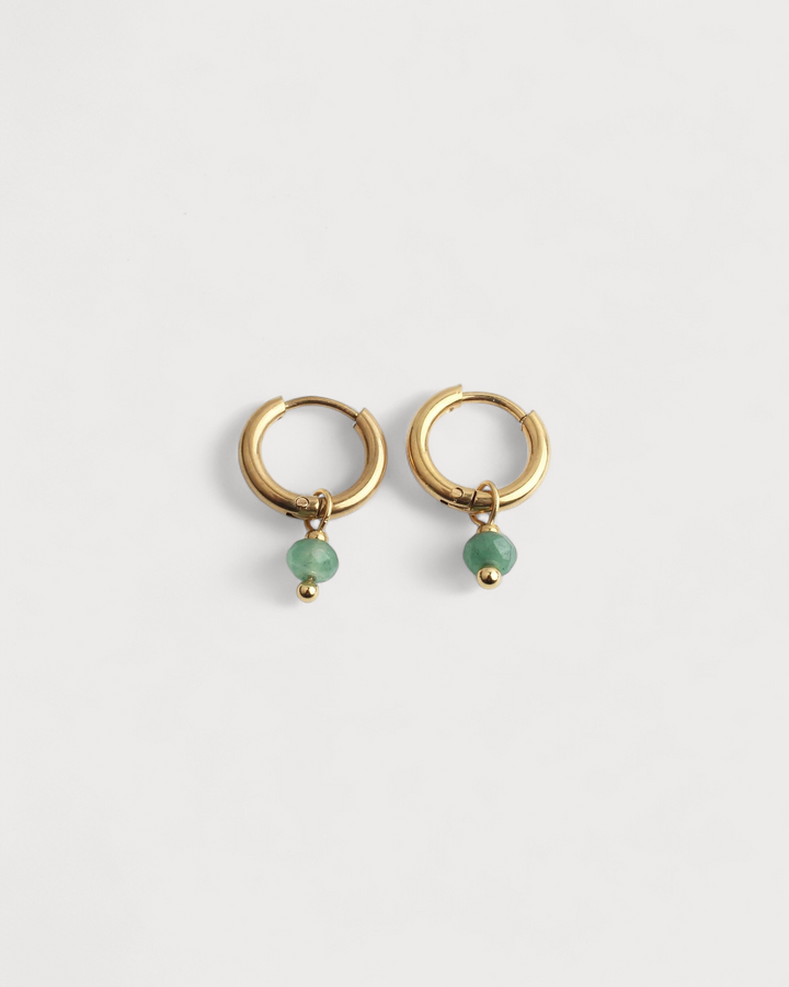 Rêver - Earrings - Natural stone - Stainless Steel
