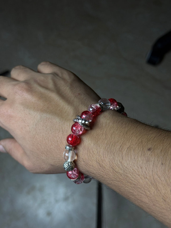 Crimson Bead Bracelet