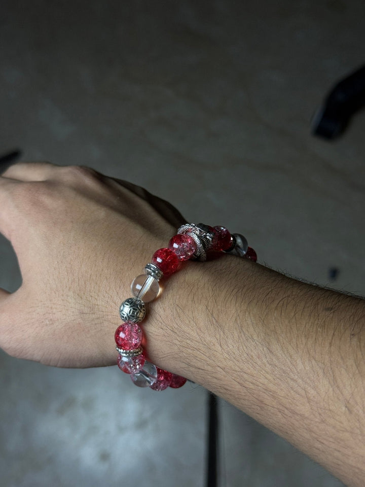 Crimson Bead Bracelet