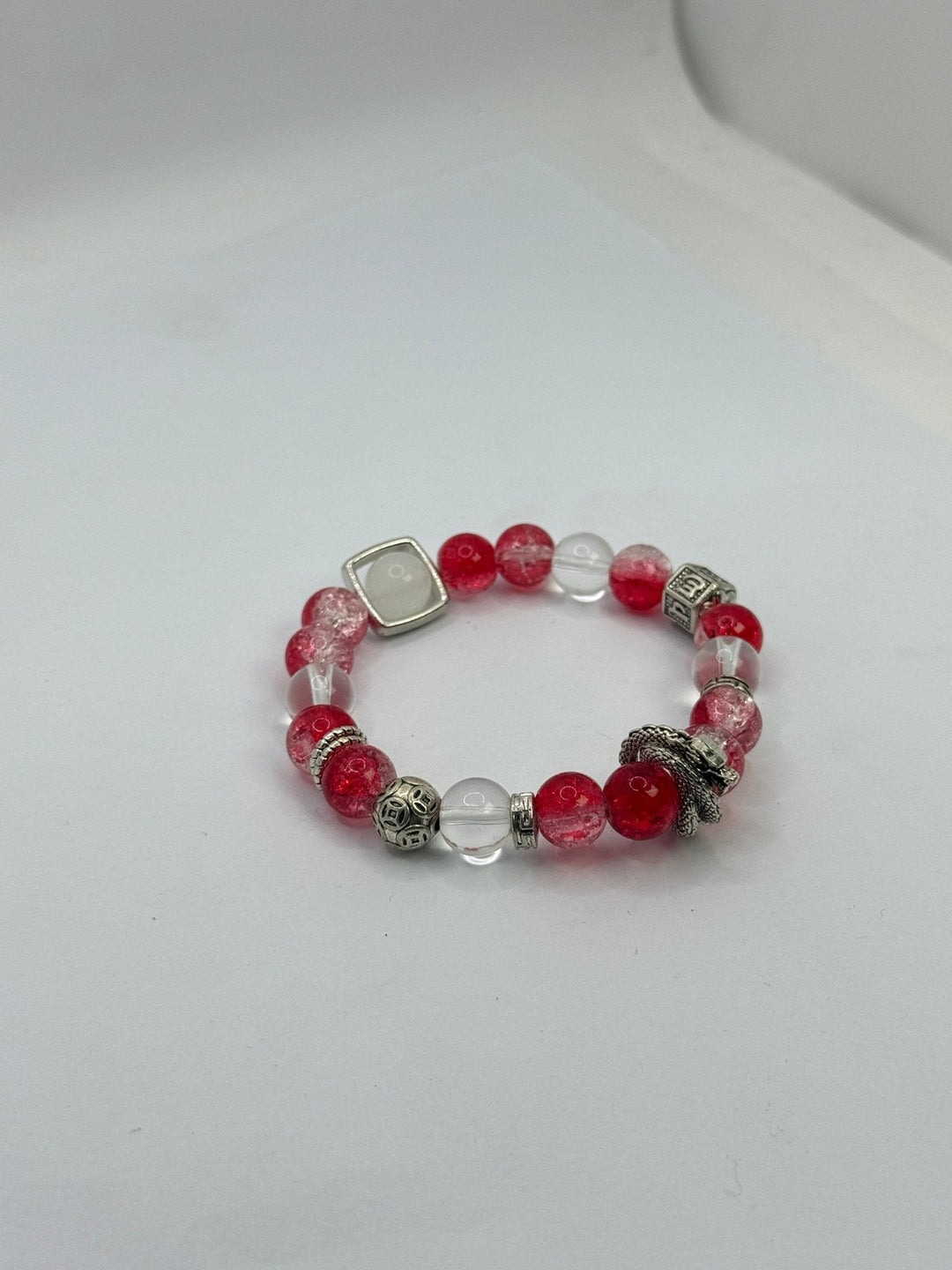 Crimson Bead Bracelet