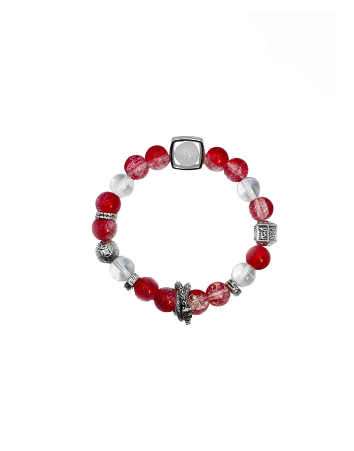 Crimson Bead Bracelet