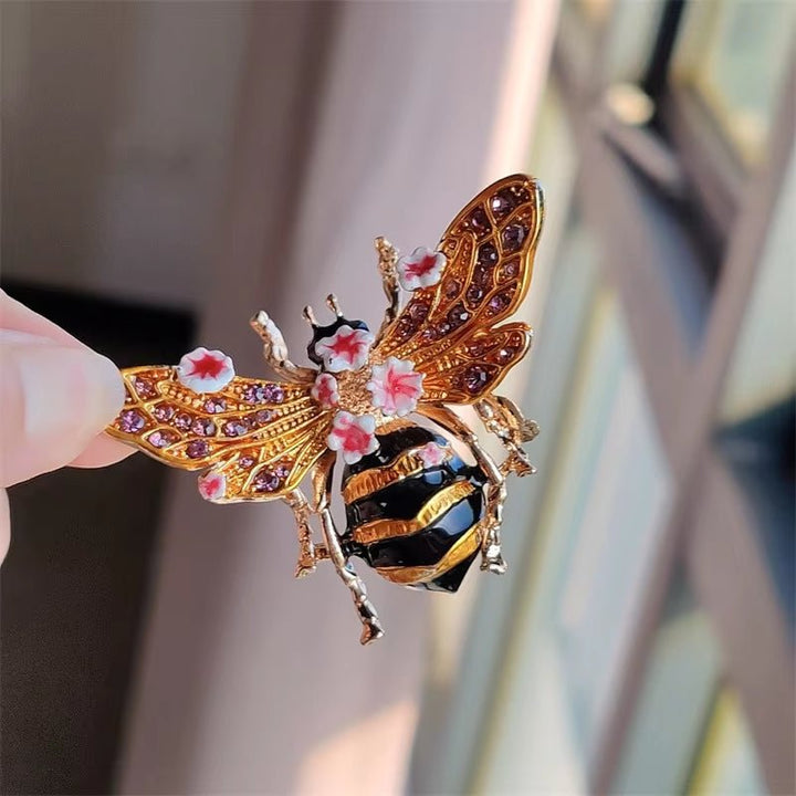 Rosegarden Bee Brooch
