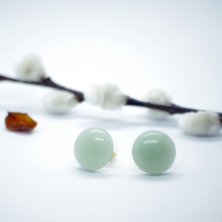 Natural Stone Stud Earrings [Pre-order]