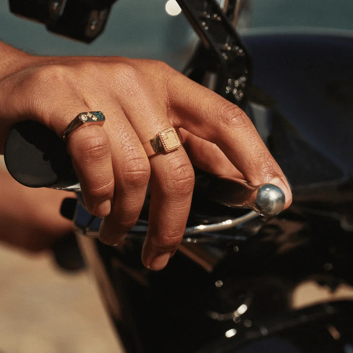Cameron | Vintage Stone Signet Ring