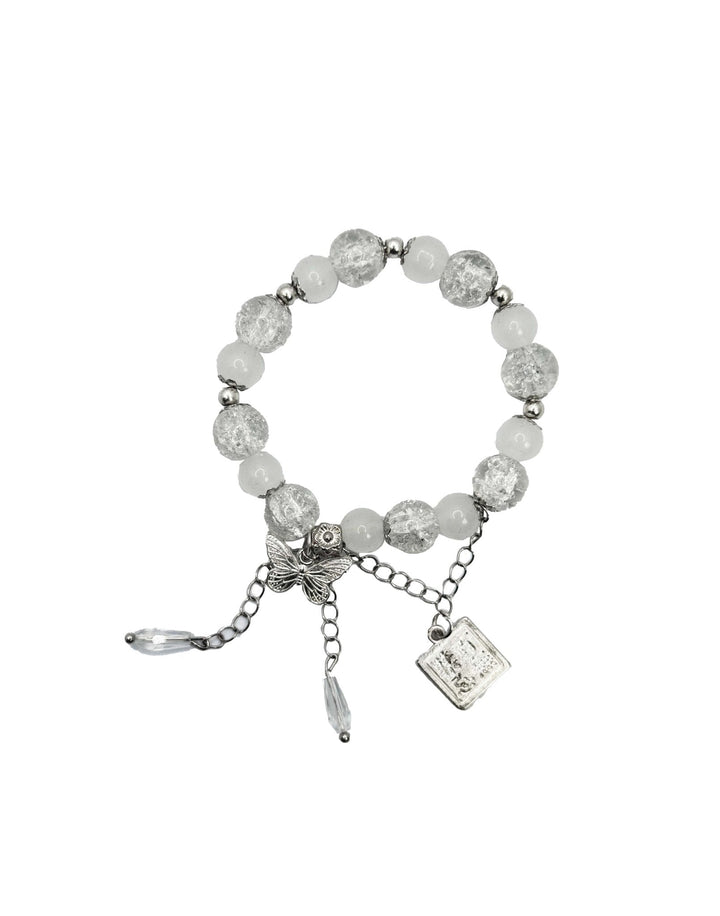 White Bead Bracelet