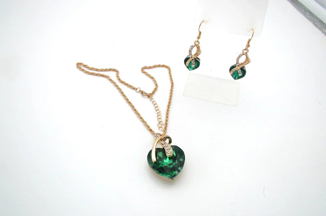 Birte | Jewelry Set | Emerald