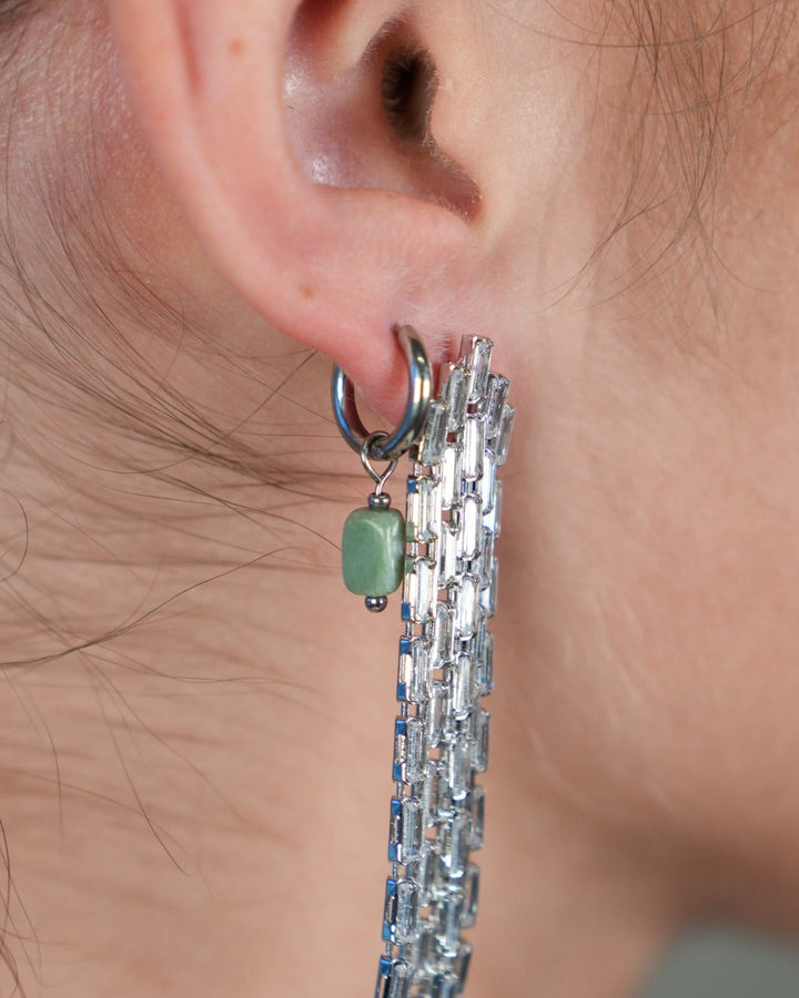 Sara - Earrings - Natural Stone - Stainless Steel