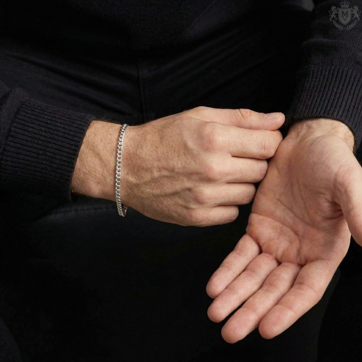 Cuban Bracelet (Silver) 4mm