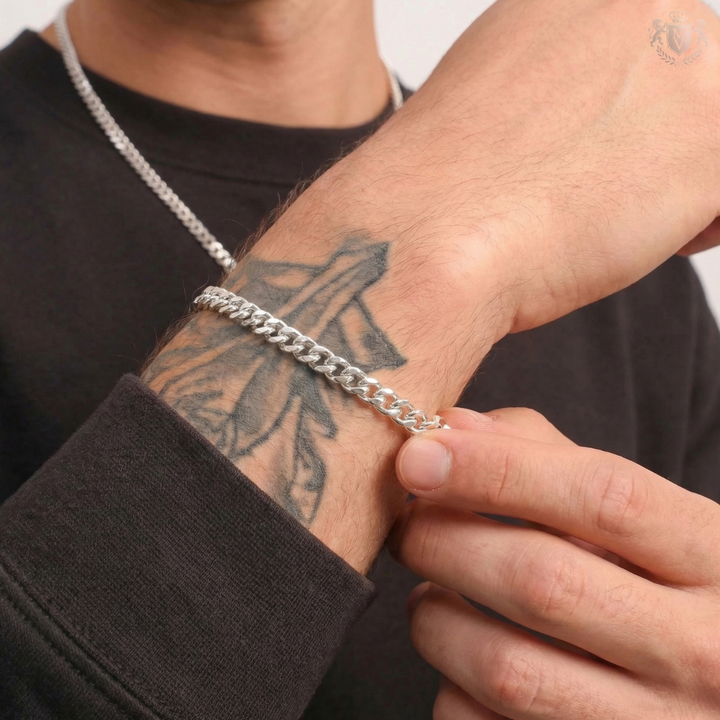 Cuban Bracelet (Silver) 6mm