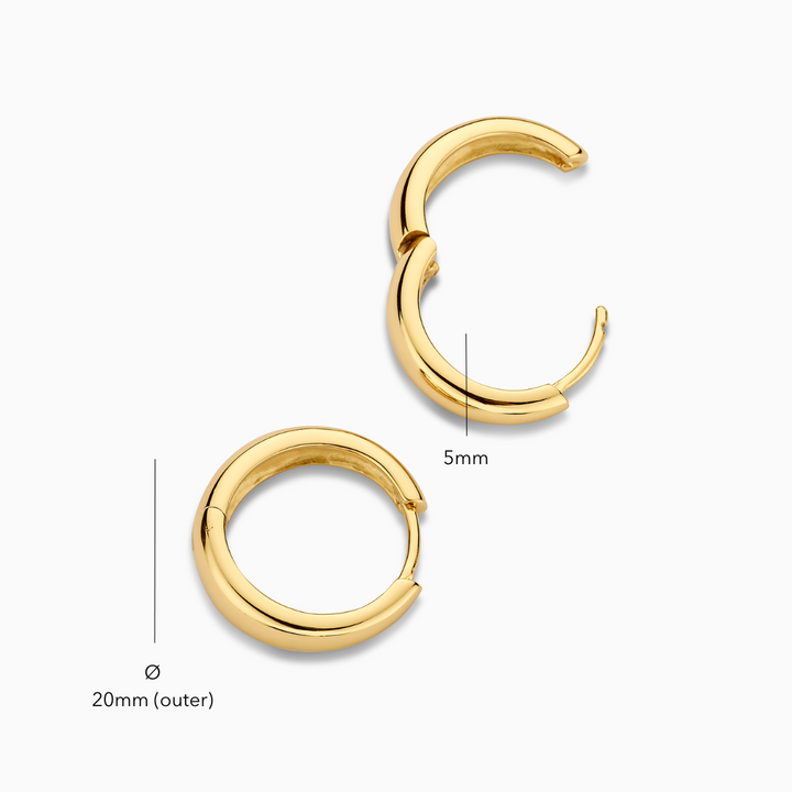 Vivid Rue Hoop Earrings