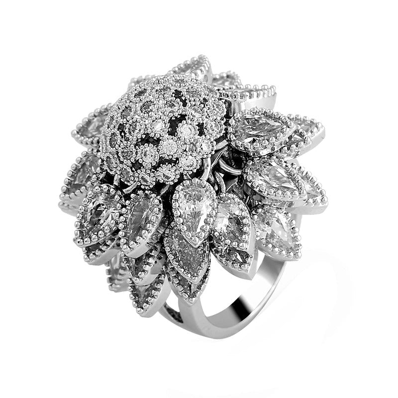 Sunflare Bloom Ring