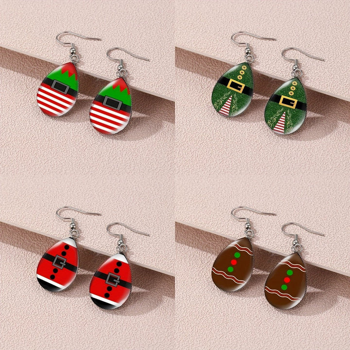 Festive Christmas Elf Dangle Earrings