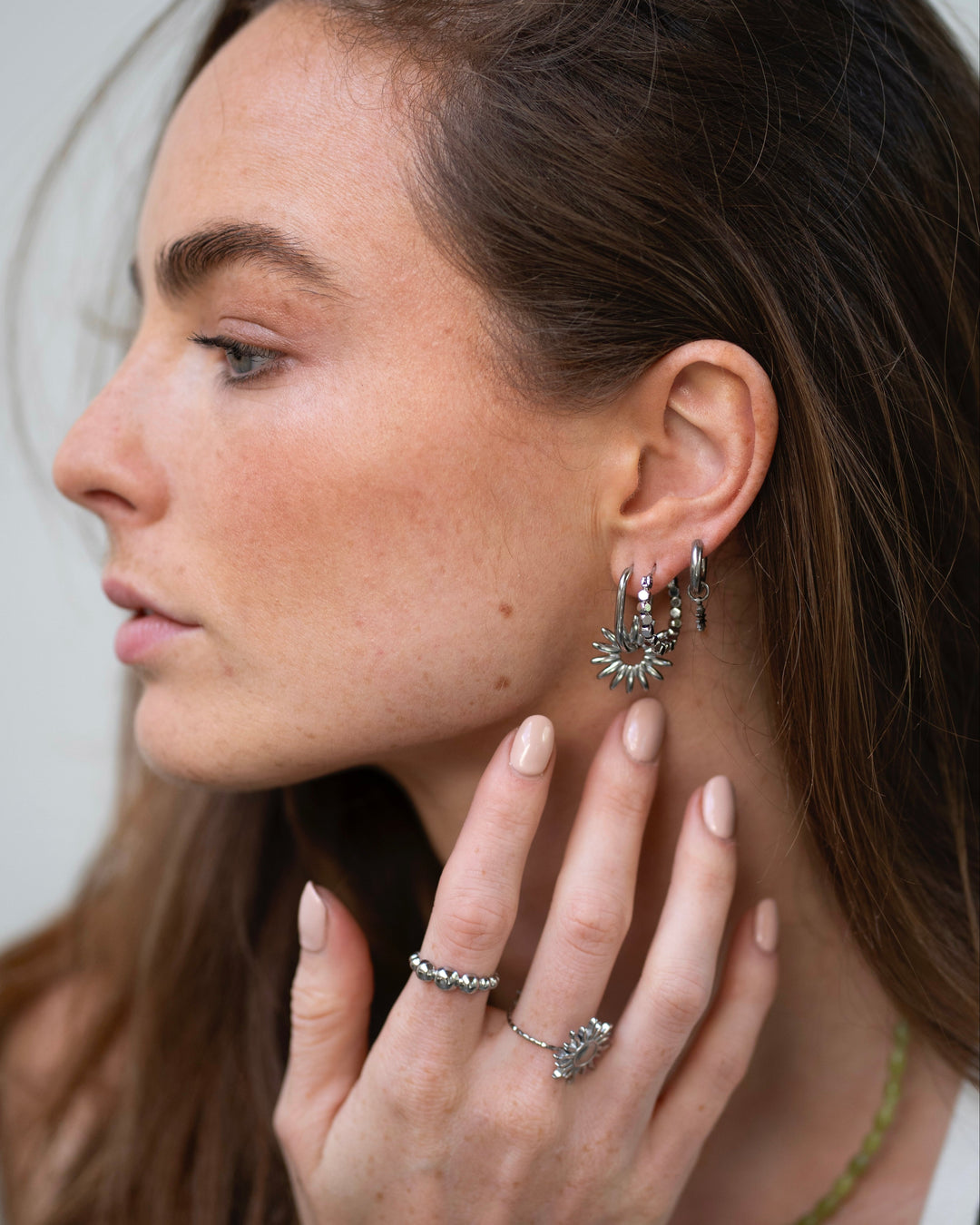 Puck - Earrings - Stainless Steel