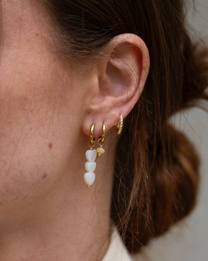 Rêver - Earrings - Natural stone - Stainless Steel