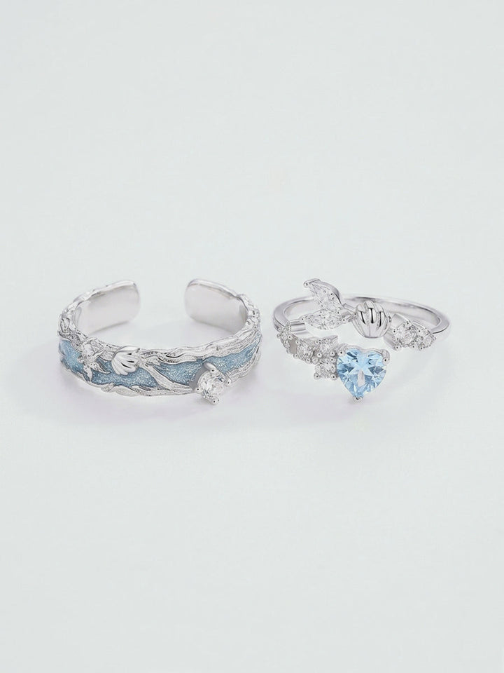 Tidal Love Ring Set