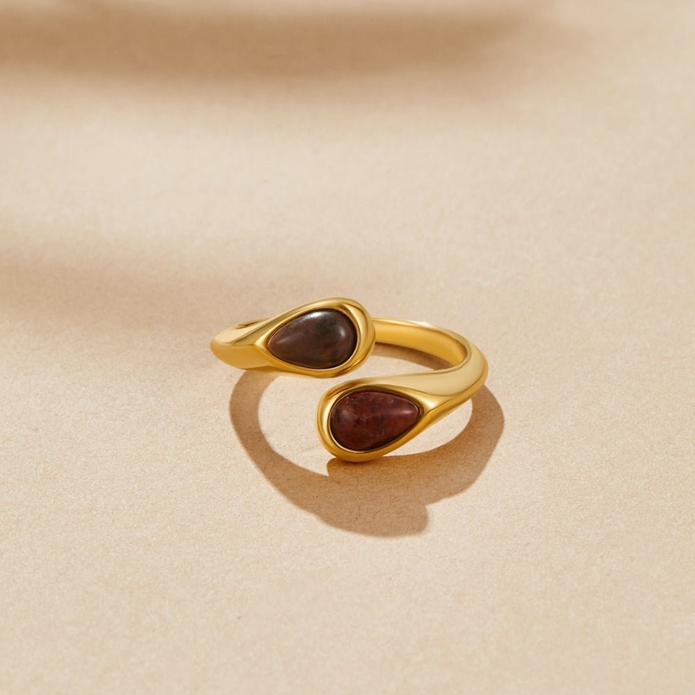 Tiger Eye Ring – wrap with tiger eye stone