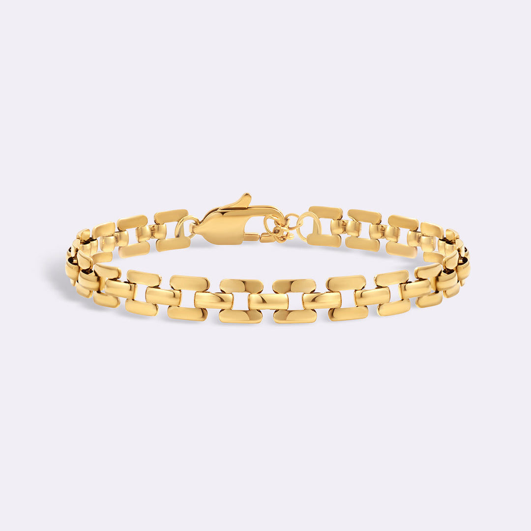 Timepiece Link Chain Bracelet