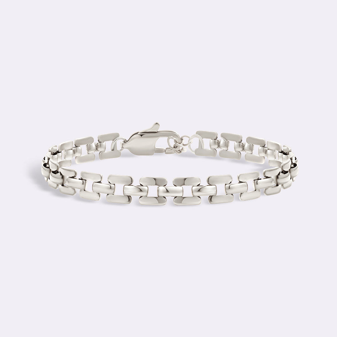 Timepiece Link Chain Bracelet