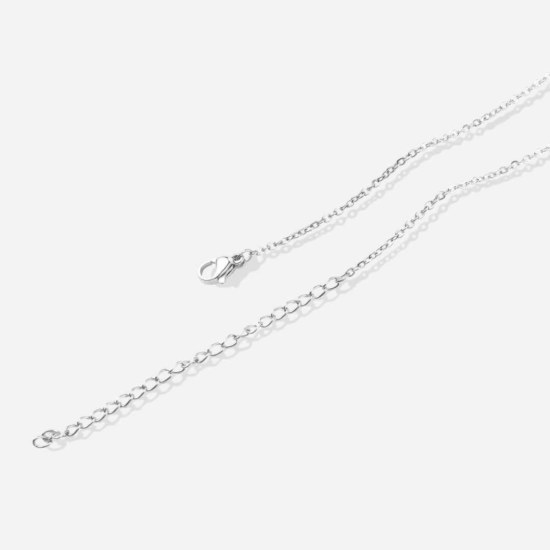 Cut Out Floral Heart Necklace