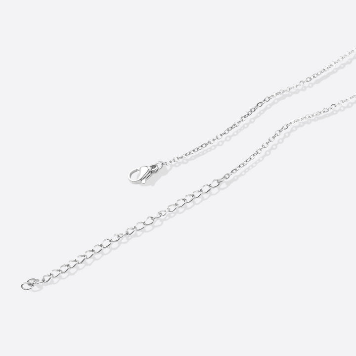 Cut Out Floral Heart Necklace