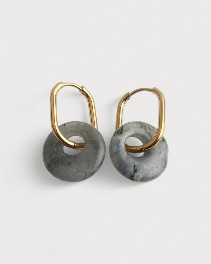 Tirza - Earrings - Natural Stone - Stainless Steel