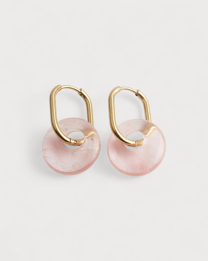 Tirza - Earrings - Natural Stone - Stainless Steel