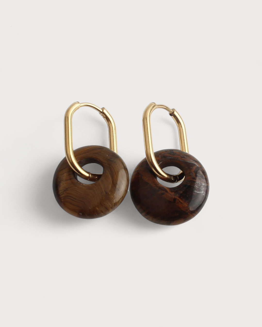 Tirza - Earrings - Natural Stone - Stainless Steel