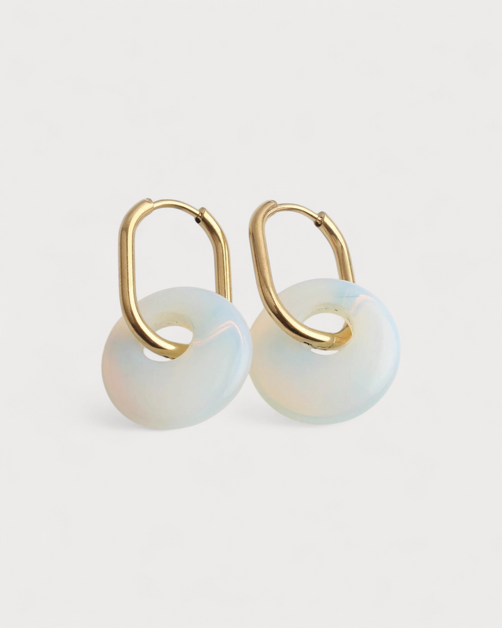 Tirza - Earrings - Natural Stone - Stainless Steel