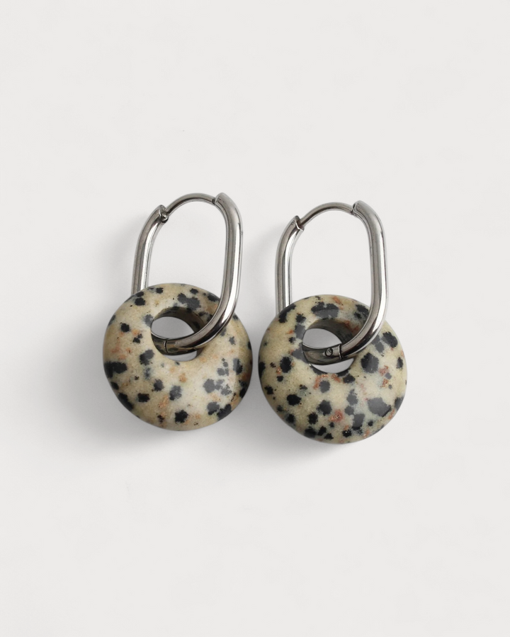 Tirza - Earrings - Natural Stone - Stainless Steel