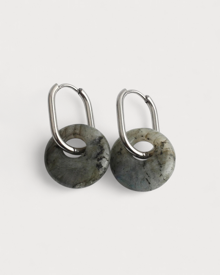 Tirza - Earrings - Natural Stone - Stainless Steel