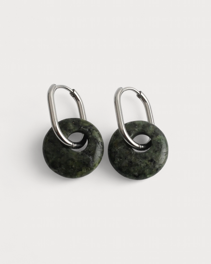 Tirza - Earrings - Natural Stone - Stainless Steel