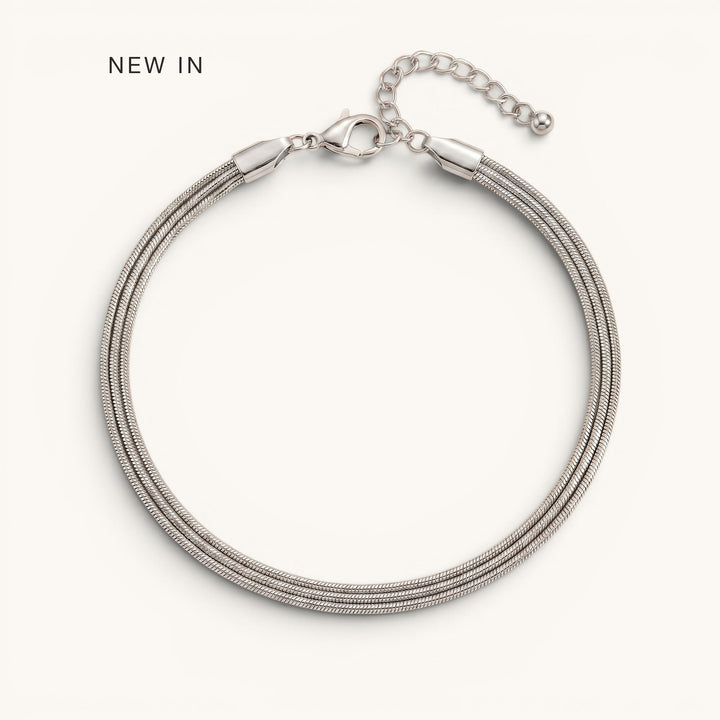 Tria Anklet Silver